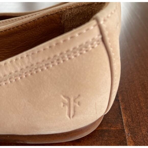 FRYE Women Shoe Carson Ballet Flat Leather Slip On Comfort Blush Suede 6.5 - Picture 5 of 8